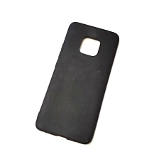 Чехол накладка для HUAWEI Mate 20 Pro, силикон, матовый, цвет черный