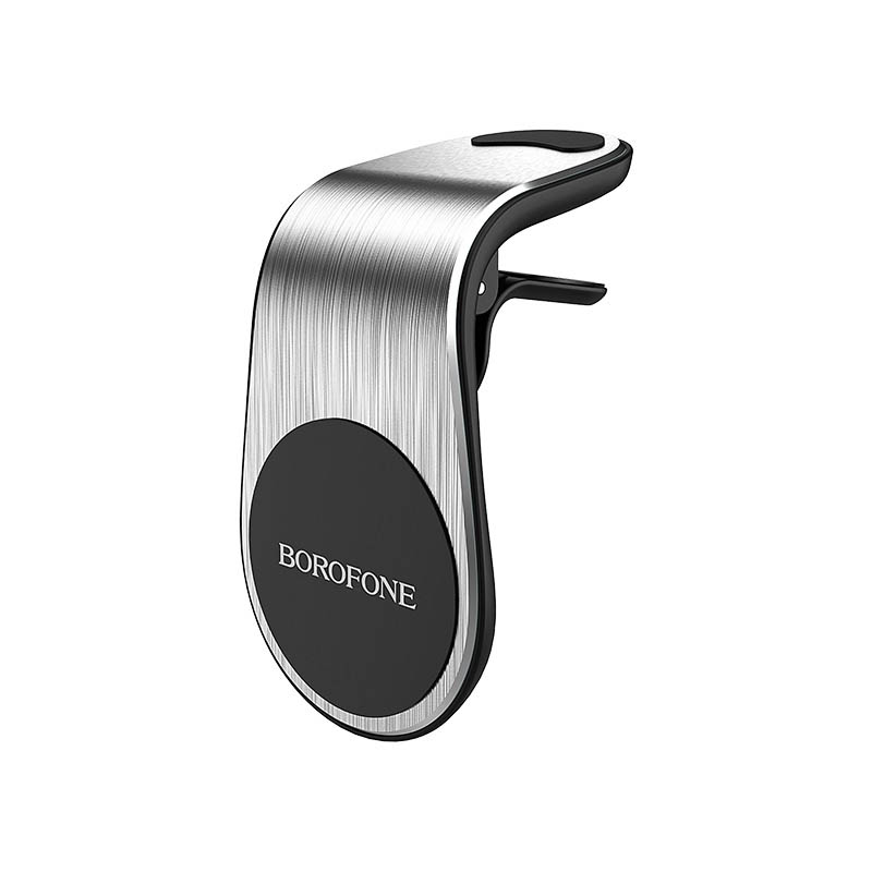Автомобильный магнитный держатель BOROFONE BH10 Air outlet для смартфона, цвет серебристый