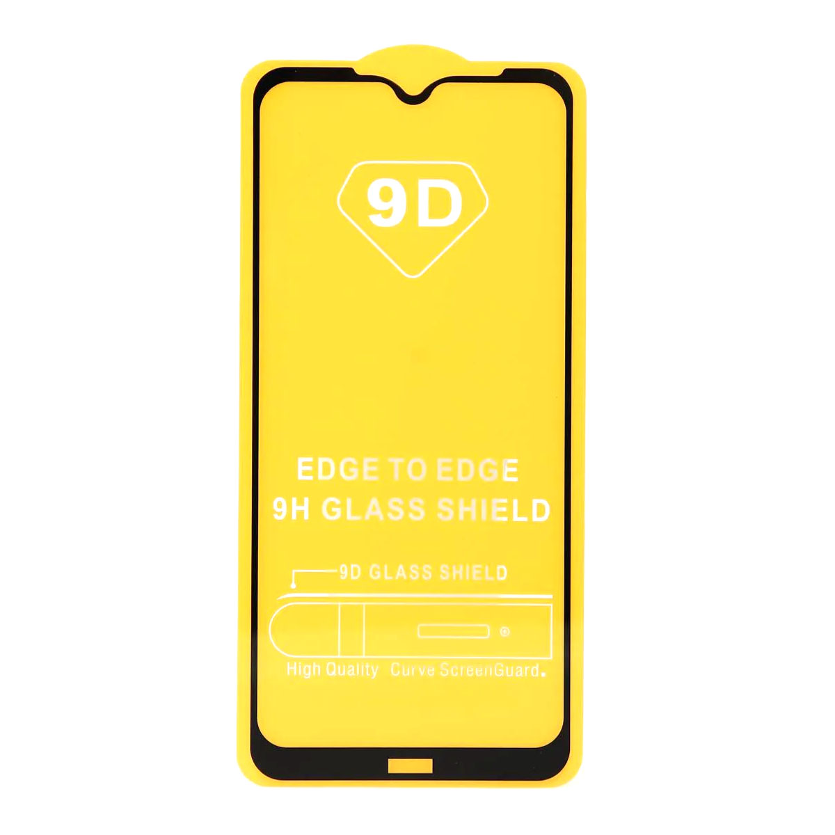 Защитное стекло 9D для XIAOMI Redmi Note 8, цвет окантовки черный