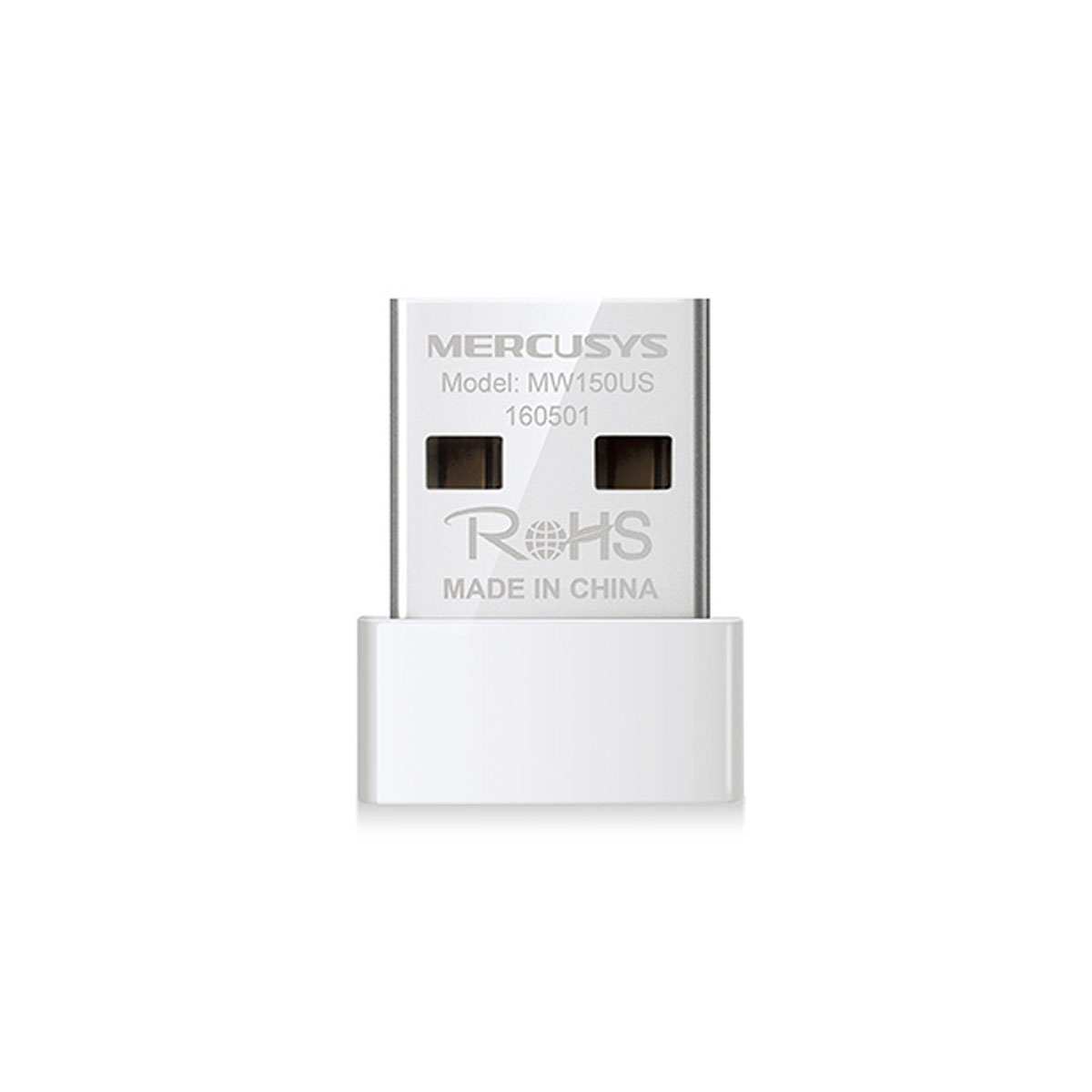 Беспроводной адаптер USB Wi-Fi MERCUSYS MW150US стандарта N, 802.11b/g/n, USB 2.0, 150 Mb/s, цвет белый