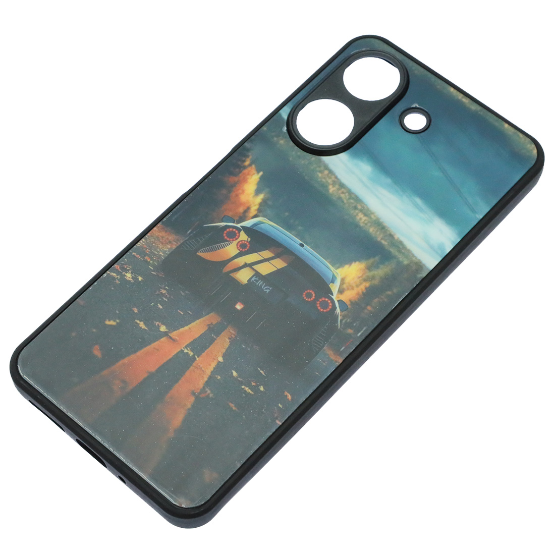 Чехол накладка для XIAOMI Redmi 13C, POCO C65, пластик, силикон, защита камеры, рисунок KING Чехол накладка для XIAOMI Redmi 13C, POCO C65, пластик, силикон, защита камеры, рисунок KING