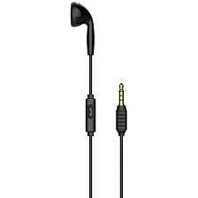 Гарнитура (наушники с микрофоном) проводная, BASEUS Encok One-sided Wire Earphone H09, цвет черный | Последняя цена