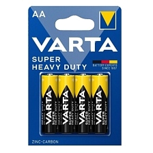 Батарейка VARTA SUPER HEAVY DUTY R6 AA BL4 Heavy Duty 1.5V