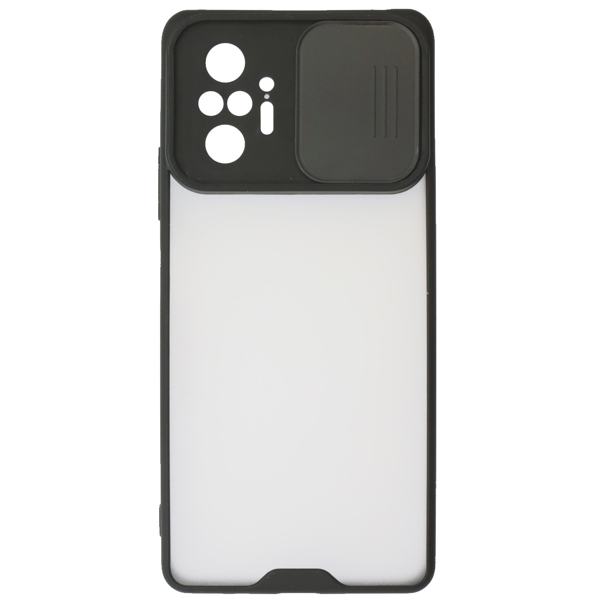 Чехол накладка LIFE TIME для XIAOMI Redmi Note 10 Pro, силикон, пластик, матовый, со шторкой для защиты задней камеры, цвет окантовки черный