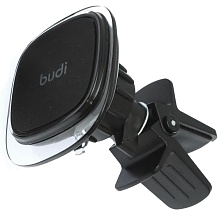 Автомобильный магнитный держатель BUDI CM559B, в воздуховод, цвет черный