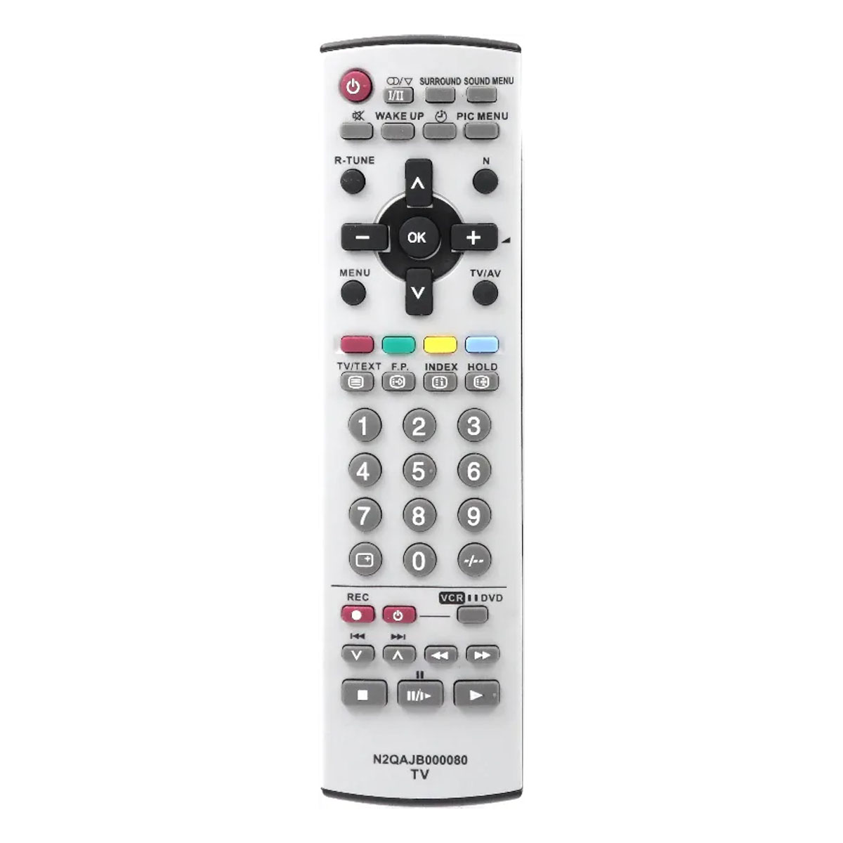 Пульт ДУ N2QAJB000080 для телевизоров PANASONIC, цвет серый