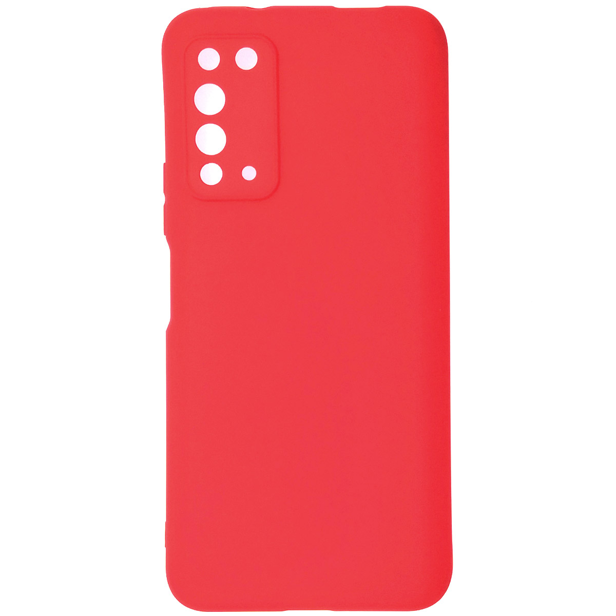 Чехол накладка GPS для HUAWEI Honor X10, силикон, матовый, цвет красный