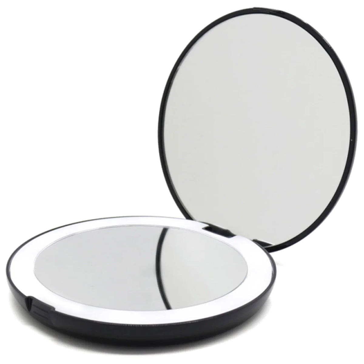 Зеркало косметическое двойное CAMELION M146-SL С02, светодиодная подсветка, цвет черный