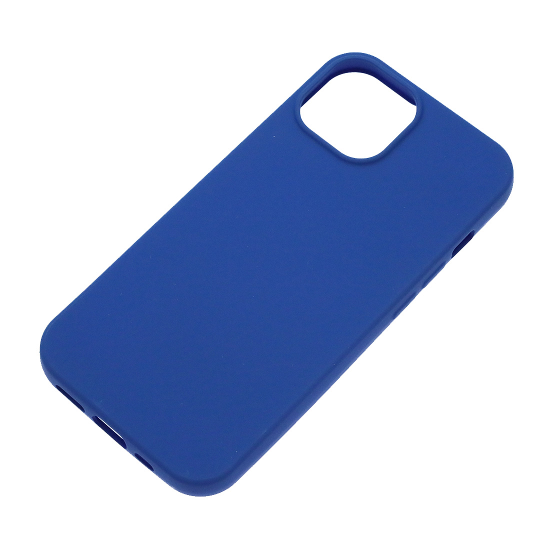 Чехол накладка Silicon Case для APPLE iPhone 15 (6.1"), силикон, бархат, цвет синий