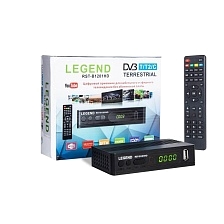 Цифровой эфирный приёмник, ТВ приставка DVB-T/T2 LEGEND RST-B1201HD, цвет черный Цифровой эфирный приёмник, ТВ приставка DVB-T/T2 LEGEND RST-B1201HD, цвет черный
