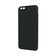 Чехол накладка imcase для APPLE iPhone 6 Plus, iPhone 6G Plus, iPhone 6S Plus, силикон, с вырезом под лого, цвет черный