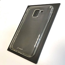Чехол накладка J-Case для SAMSUNG Galaxy J4 2018, силикон, цвет прозрачный