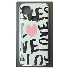 Чехол накладка для XIAOMI Redmi 9C, Redmi 10A, силикон, глянцевый, рисунок LOVE Чехол накладка для XIAOMI Redmi 9C, Redmi 10A, силикон, глянцевый, рисунок LOVE