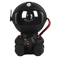 Проектор звездного неба в форме астронавта, цвет черный