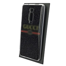 Чехол накладка для XIAOMI Mi 9T, Mi 9T Pro, Redmi K20, Redmi K20 Pro, силикон, глянцевый, блестки, рисунок Гуччи