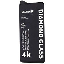 Защитное стекло VEASON Diamond Glass для Realme 9 4G, 10 4G, 11 4G, цвет окантовки черный