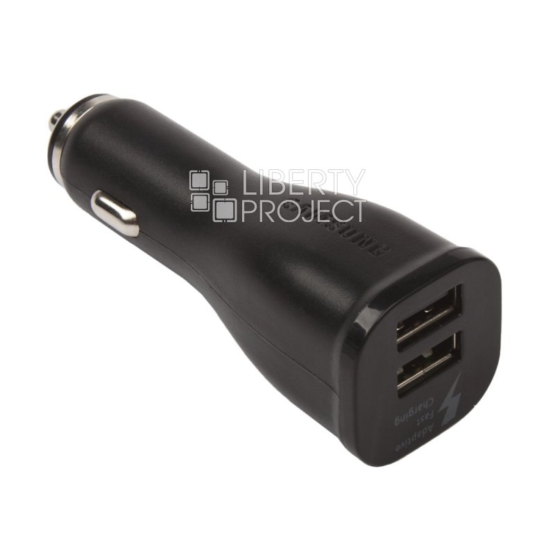 АЗУ Samsung 2в1 (автомобильный адаптер питания) для Fast Charging 15W / Кабель Original 100%).