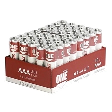 Батарейка SMARTBUY ONE ECO LR03 AAA Shrink 40 Alkaline 1.5V