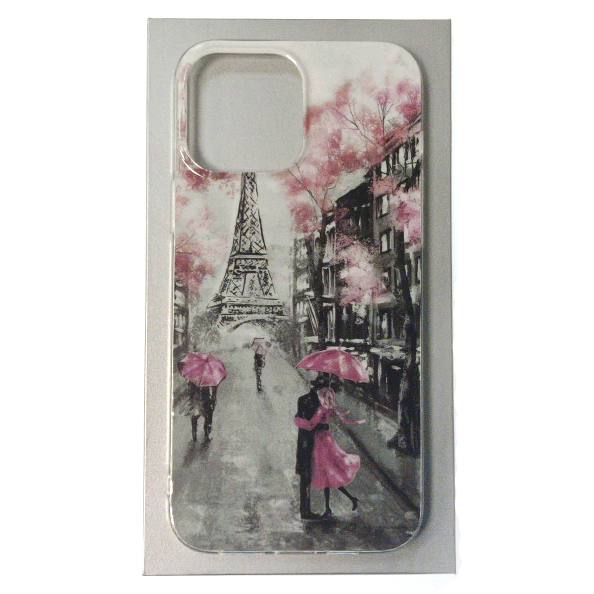 Чехол накладка для APPLE iPhone 13 Pro Max (6.7), силикон, рисунок Париж