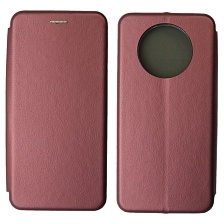 Чехол книжка STYLISH для HUAWEI Nova Y90, экокожа, визитница, цвет бордовый Чехол книжка STYLISH для HUAWEI Nova Y90, экокожа, визитница, цвет бордовый