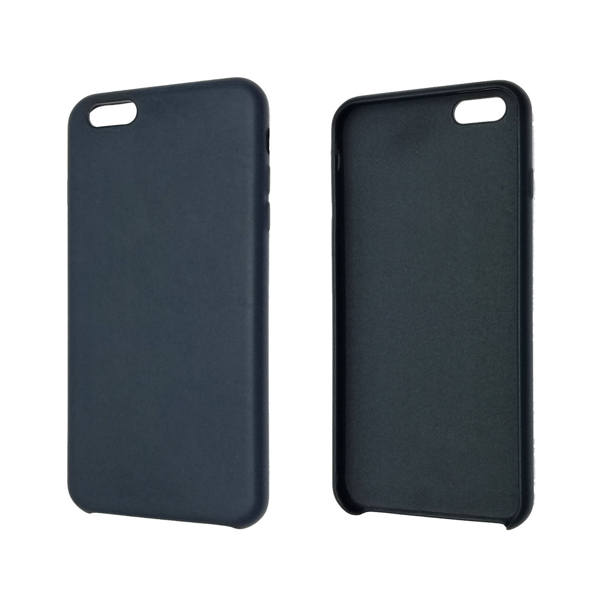 Чехол накладка Leather Case для APPLE iPhone 6 Plus, 6S Plus, экокожа, пластик, цвет синий.
