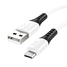 Кабель HOCO X82 Micro USB, 2.4A, длина 1 метр, цвет белый