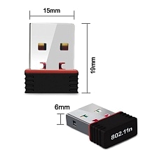 Wi-Fi адаптер MRM W14, скорость 150 Мб/с, 2.4 ГГц, цвет черный