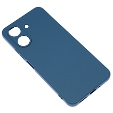 Чехол накладка NANO для XIAOMI Redmi 13C, XIAOMI POCO C65, защита камеры, силикон, бархат, цвет темно синий Чехол накладка NANO для XIAOMI Redmi 13C, XIAOMI POCO C65, защита камеры, силикон, бархат, цвет темно синий