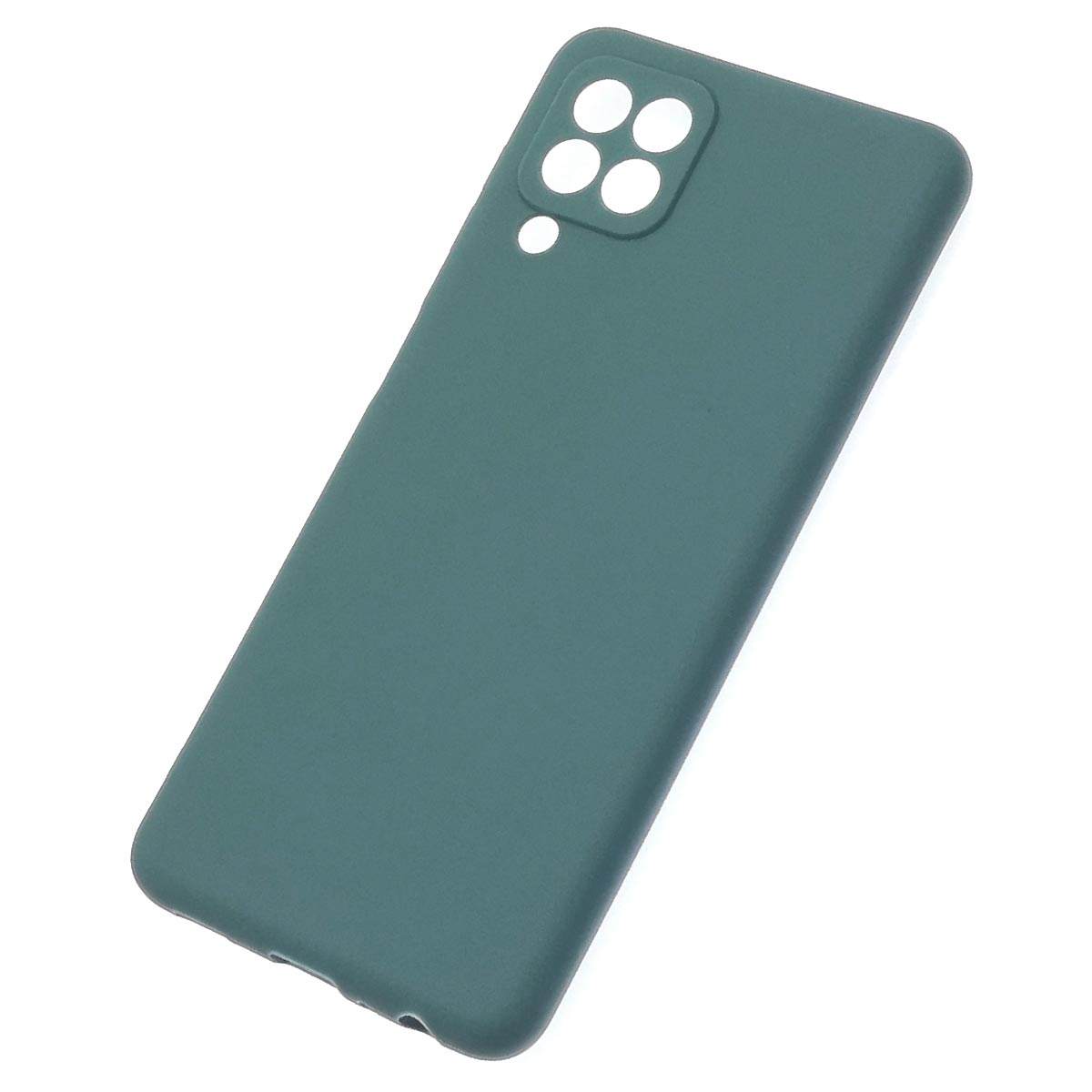 Чехол накладка для SAMSUNG Galaxy A22 4G (SM-A225F), M22 (SM-M225F), M32 (SM-M325F), силикон, цвет темно бирюзовый