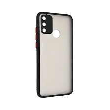 Чехол накладка SKIN SHELL для HUAWEI Honor 9A (MOA-LX9N), пластик, силикон, цвет окантовки черный.