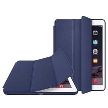 Чехол книжка SMART CASE для APPLE iPad 2/3/4, диагональ 9,7", экокожа, цвет темно синий.