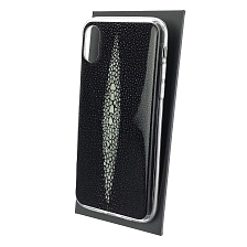 Чехол накладка для APPLE iPhone X, iPhone XS, силикон, глянцевый, рисунок Пупырчатая мелкая кожа