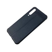 Чехол накладка для XIAOMI MI 9 SE, силикон, текстура кожи, цвет чёрный. Чехол накладка для XIAOMI MI 9 SE, силикон, текстура кожи, цвет чёрный.