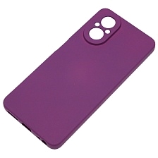 Чехол накладка NANO для Realme C67 4G, защита камеры, силикон, бархат, цвет фиолетовый
