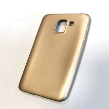 Чехол накладка J-Case THIN для SAMSUNG Galaxy J6 2018 (SM-J600), силикон, цвет золотистый Чехол накладка J-Case THIN для SAMSUNG Galaxy J6 2018 (SM-J600), силикон, цвет золотистый