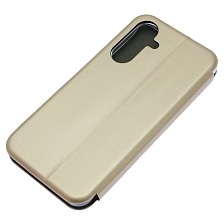 Чехол книжка STYLISH для SAMSUNG Galaxy A36 5G, Galaxy A56 5G, экокожа, визитница, цвет золотистый
