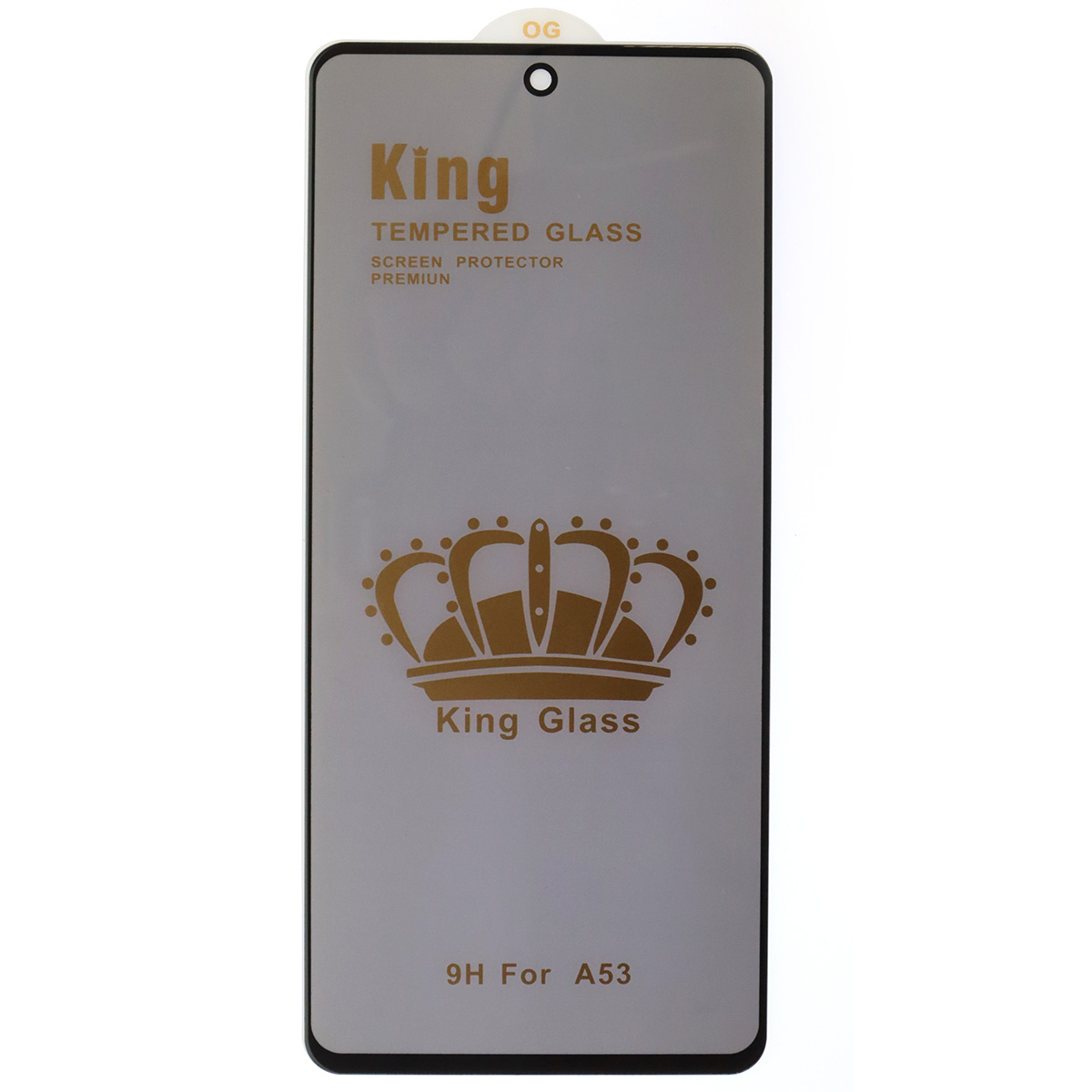 Защитное стекло Антишпион King Glass для SAMSUNG Galaxy A53, цвет окантовки черный Защитное стекло Антишпион King Glass для SAMSUNG Galaxy A53, цвет окантовки черный