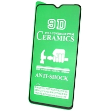 Защитное стекло 9D Ceramics для XIAOMI POCO M3, Redmi 9T, Redmi 9, цвет окантовки черный