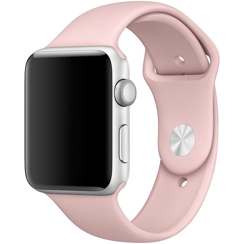 Ремешок для Apple Watch спортивный "Sport", размер 38-40 mm, цвет розовый песок