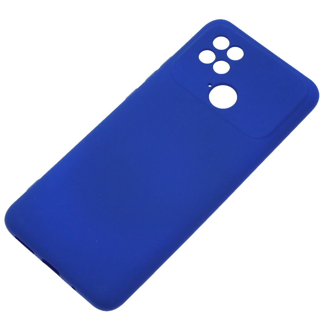 Чехол накладка Silicon Cover для XIAOMI Redmi 10C, XIAOMI POCO C40, защита камеры, силикон, бархат, цвет синий Чехол накладка Silicon Cover для XIAOMI Redmi 10C, XIAOMI POCO C40, защита камеры, силикон, бархат, цвет синий