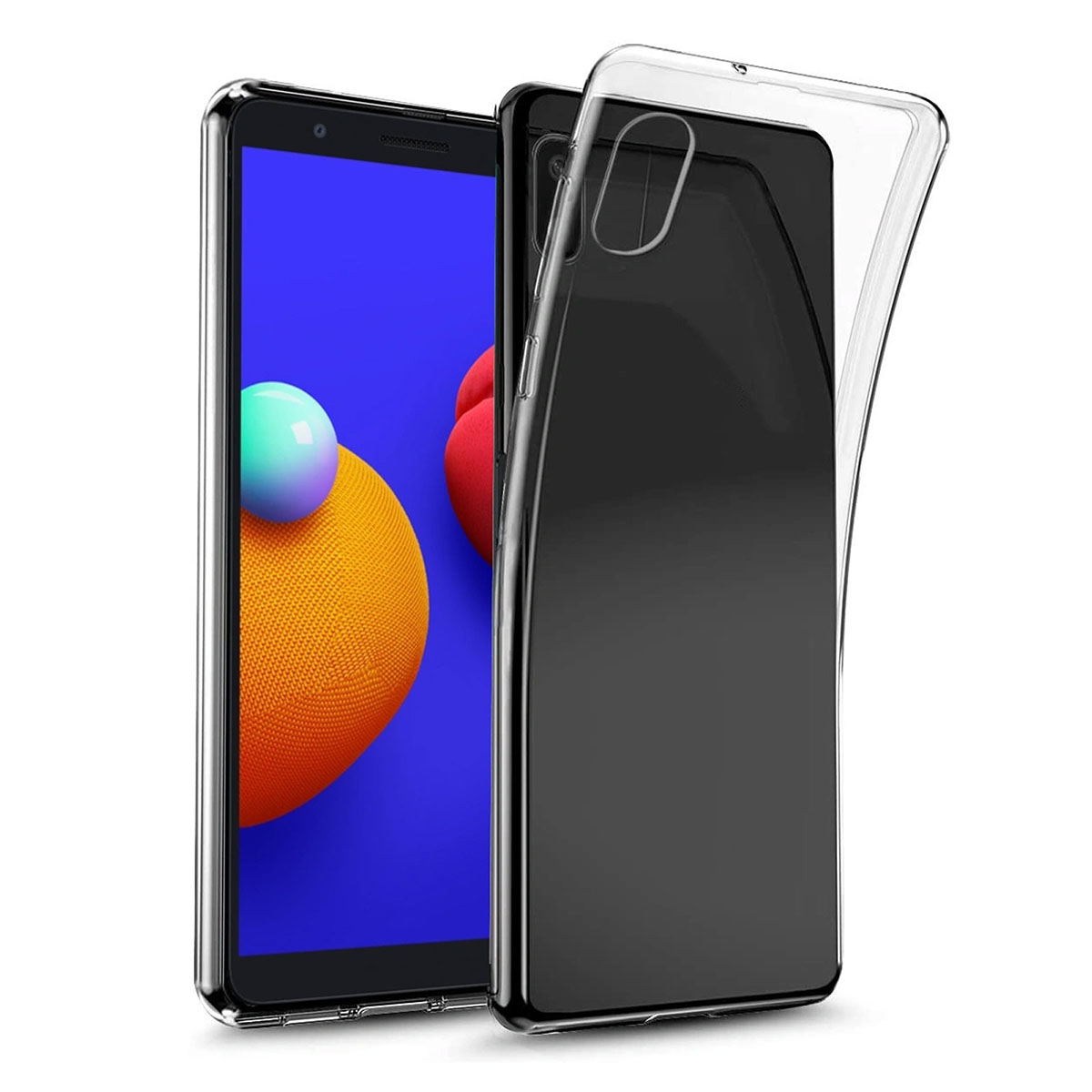Чехол накладка TPU CASE для SAMSUNG Galaxy M01 (SM-M015), силикон, цвет прозрачный Чехол накладка TPU CASE для SAMSUNG Galaxy M01 (SM-M015), силикон, цвет прозрачный