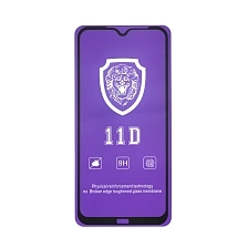 Защитное стекло 11D LION для XIAOMI Redmi Note 8, HUAWEI Honor 9A, цвет окантовки черный.