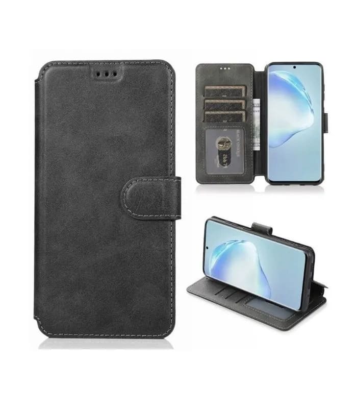 Чехол книжка CHLR для SAMSUNG Galaxy A72 (SM-A725F), с хлястиком, экокожа, визитница, цвет черный