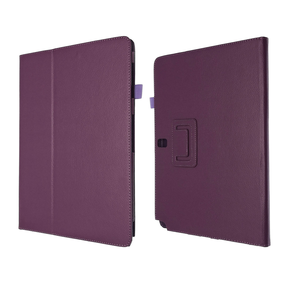 Чехол книжка для SAMSUNG Galaxy Note Pro 12.2 (SM-P900), экокожа, цвет фиолетовый.