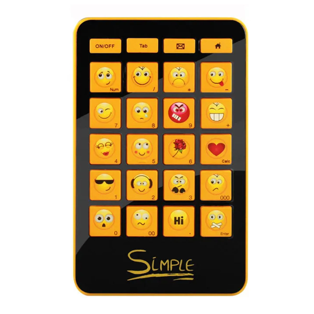 Клавиатура проводная SIMPLE SMILE CBR S12, цвет черный