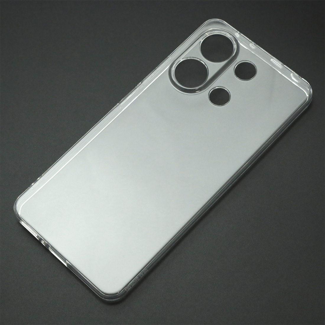 Чехол накладка для XIAOMI Redmi Note 13 4G, защита камеры, силикон, прозрачный