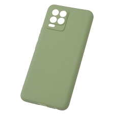 Чехол накладка Soft Touch для Realme 8, Realme 8 Pro, силикон, матовый, цвет фисташковый