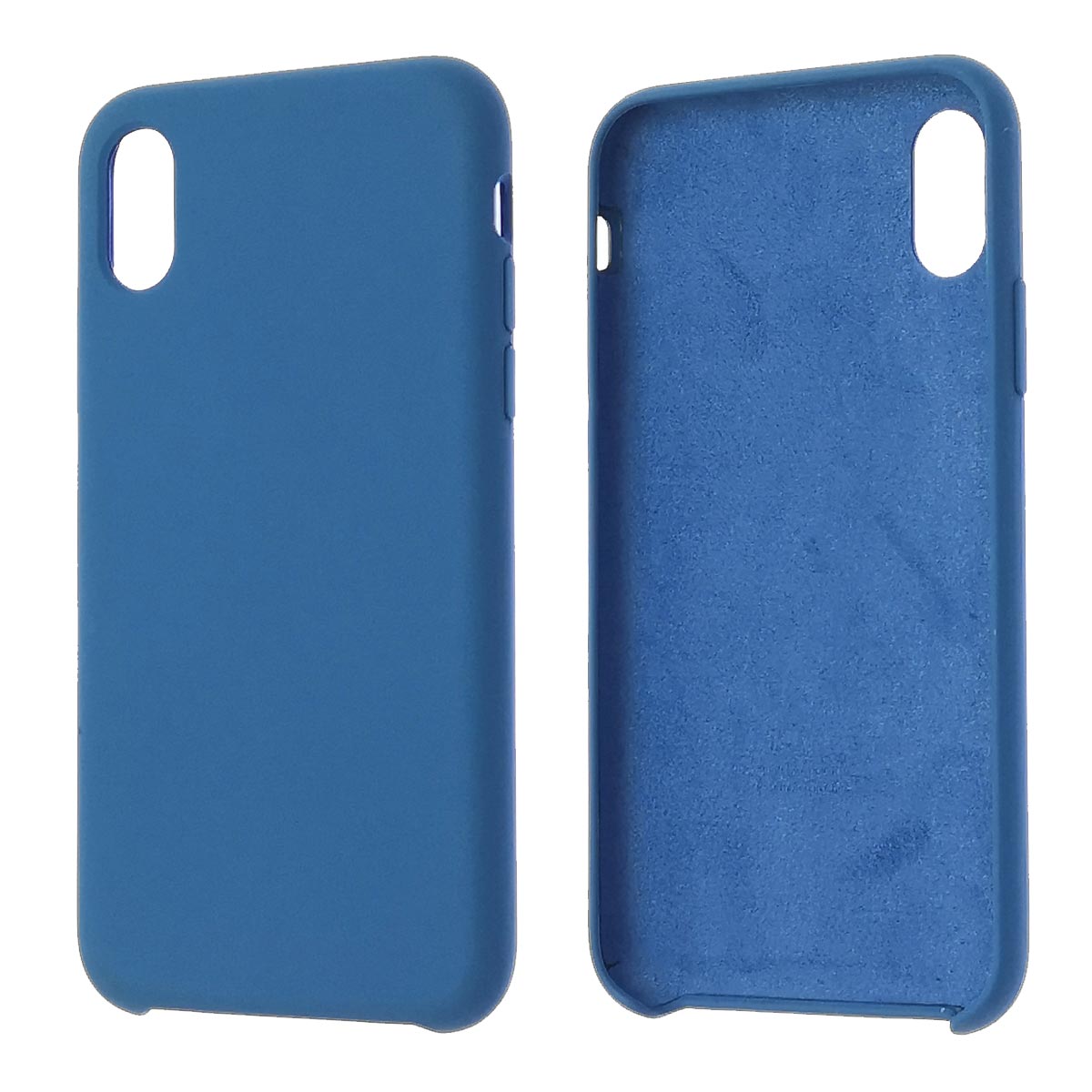 Чехол накладка Silicon Case для APPLE iPhone X, iPhone XS, силикон, цвет голубой горизонт