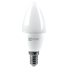 Светодиодная лампа IN HOME LED-СВЕЧА-VC, 8Вт, 4000K, цоколь E14 Светодиодная лампа IN HOME LED-СВЕЧА-VC, 8Вт, 4000K, цоколь E14