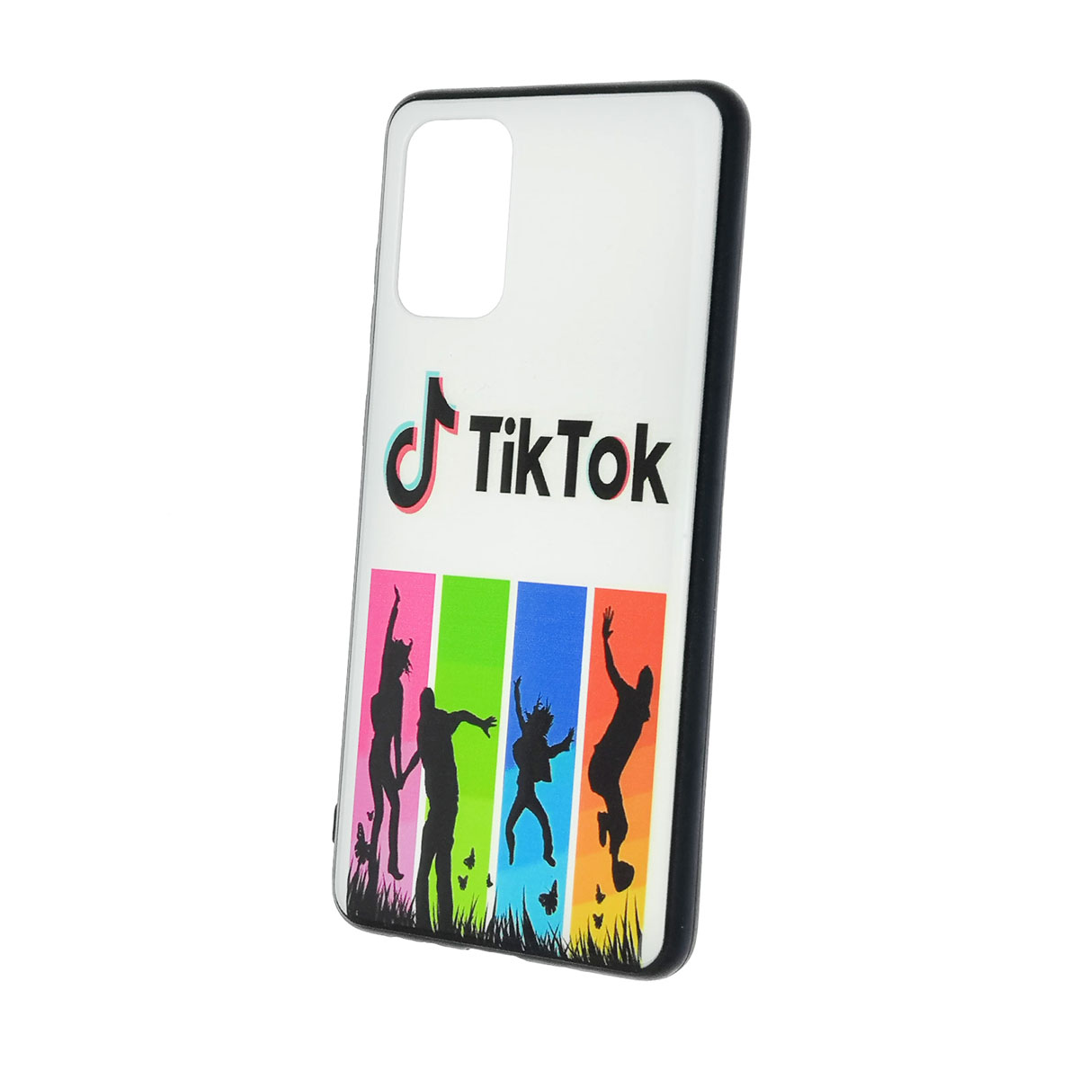 Чехол накладка для SAMSUNG Galaxy S20 Plus (SM-G985), силикон, рисунок TikTok танцы.
